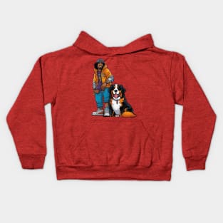 Rappers with Puppies Kids Hoodie